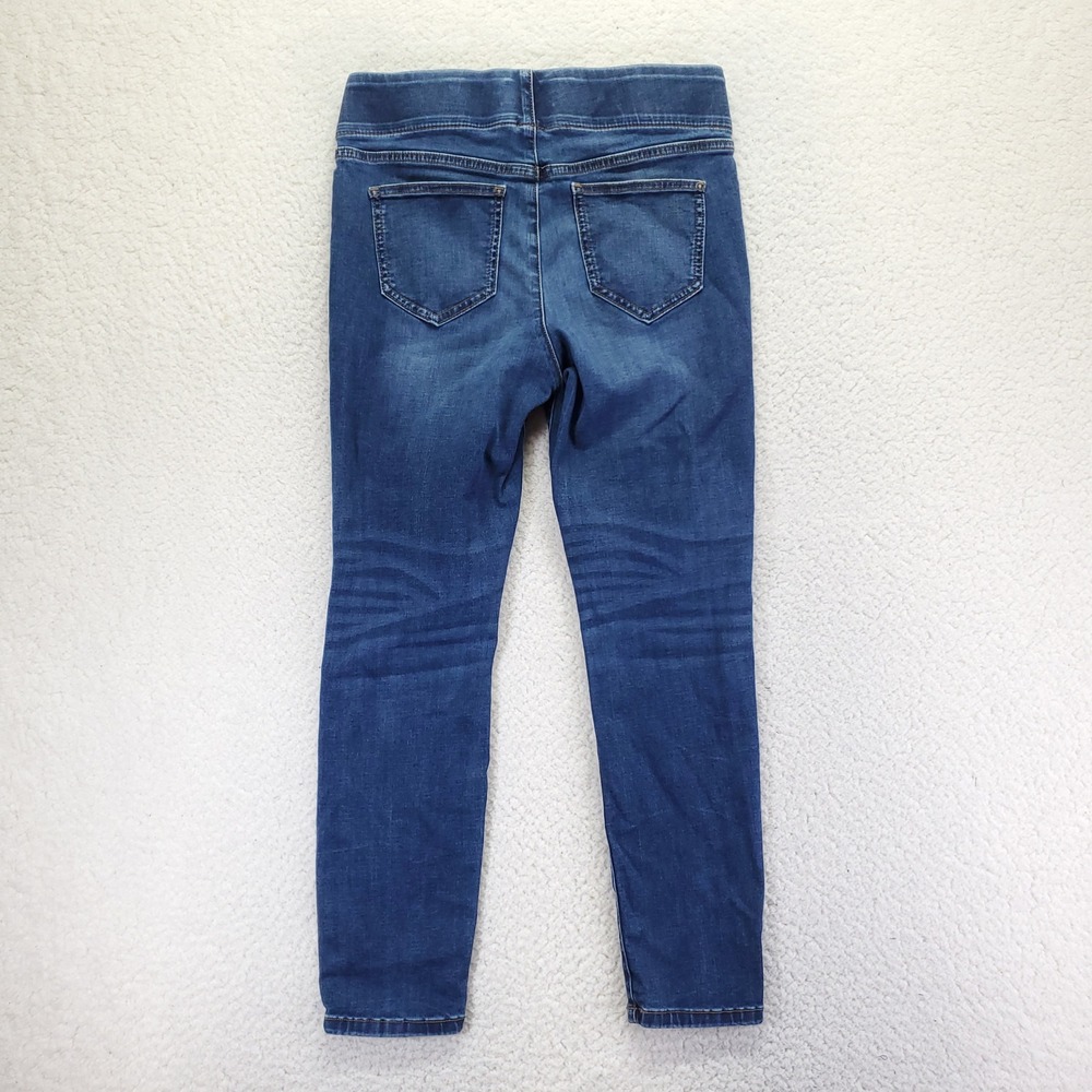 Simply Vera Vera Wang Womens Blue Pull On Crop Skinny Jeans Size 8 Medium Wash - Picture 2 of 10